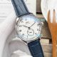 Replica IWC Schaffhausen Portuguese SS White Dial Black Leather Watch 40MM (2)_th.jpg